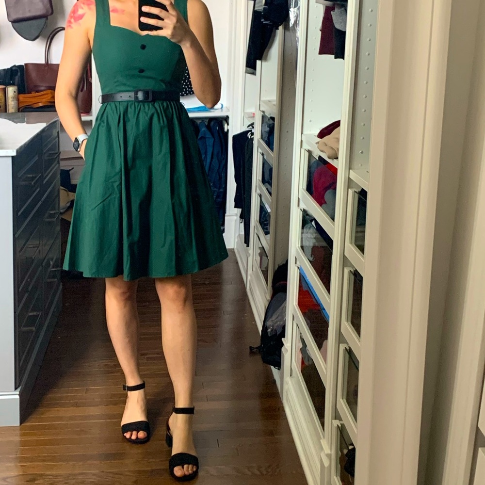 ModCloth Forest Green dress